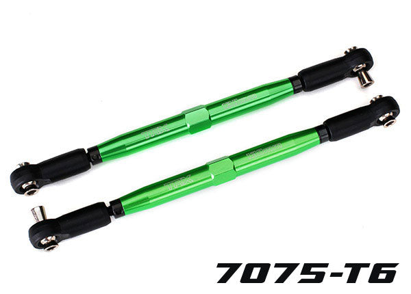 Traxxas Tubes 157mm Green Aluminum Toe Links (2) TRA7748G