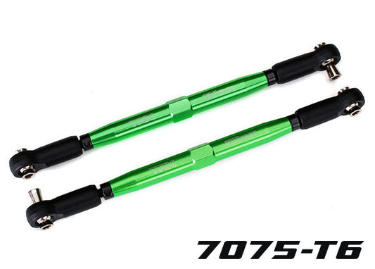 Traxxas Tubes 157mm Green Aluminum Toe Links (2) TRA7748G