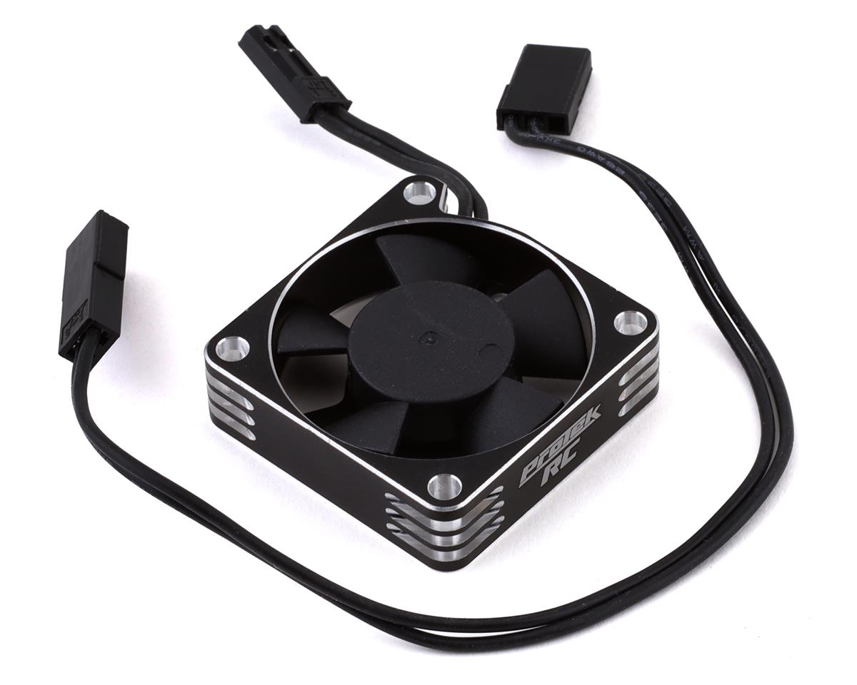 ProTek 35x35x10mm Aluminum High Speed Hv Cooling Fan (Silver/black) PTK-2113