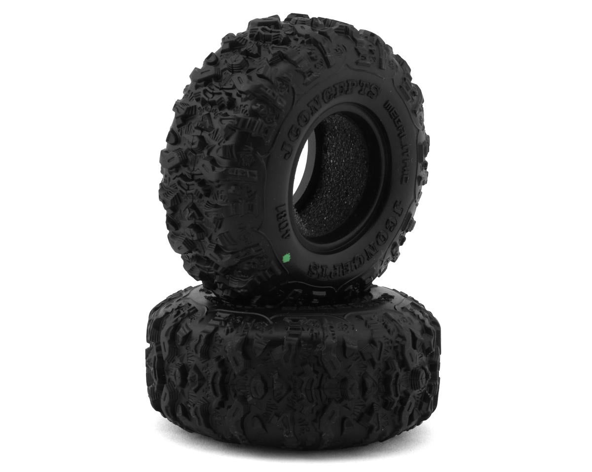JConcepts Megalithic 1.0" Micro Crawler Tires (2) (57mm Od) (Green) JCO4081-02