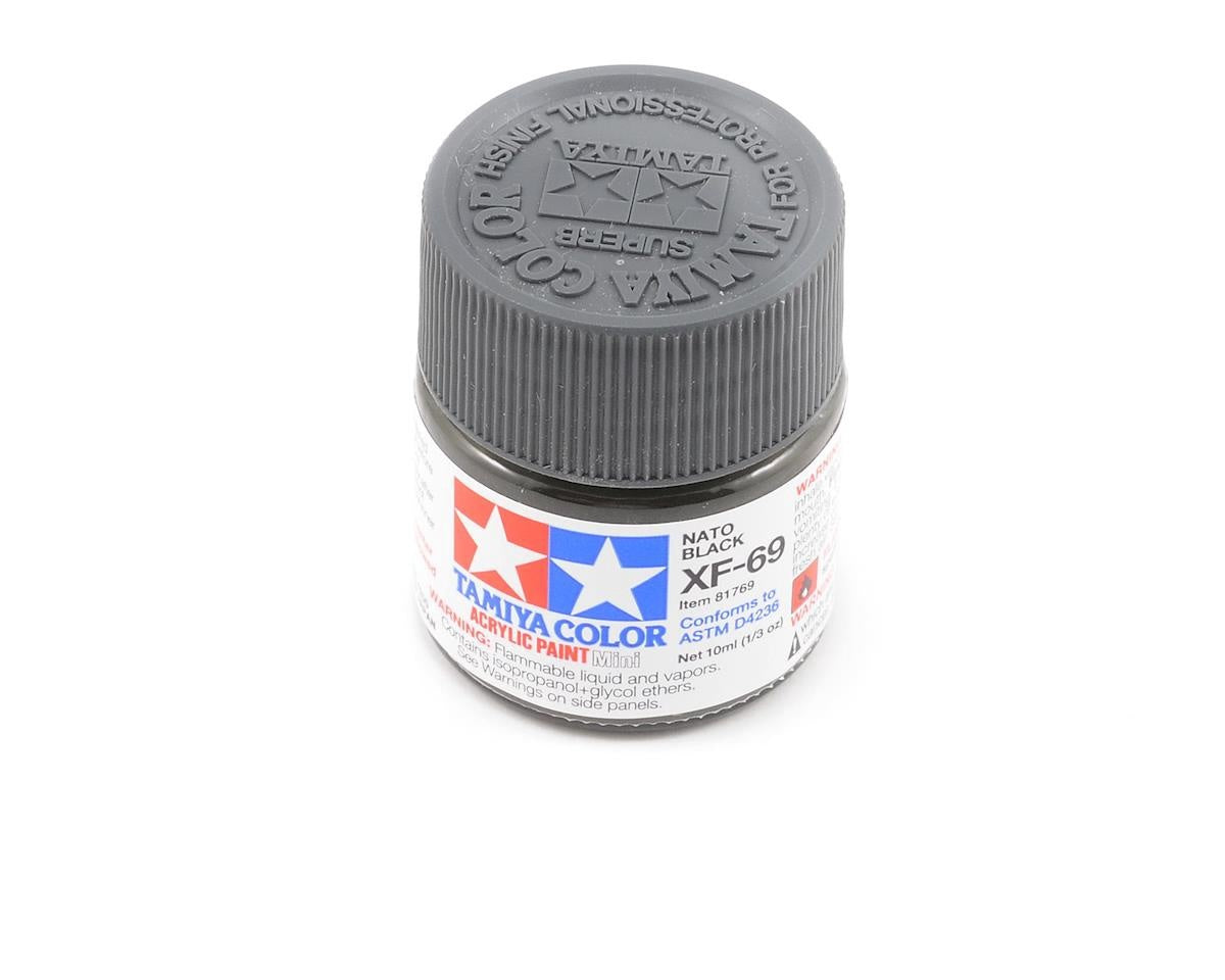 Tamiya Acrylic Mini XF-69 Nato Black Paint TAM81769