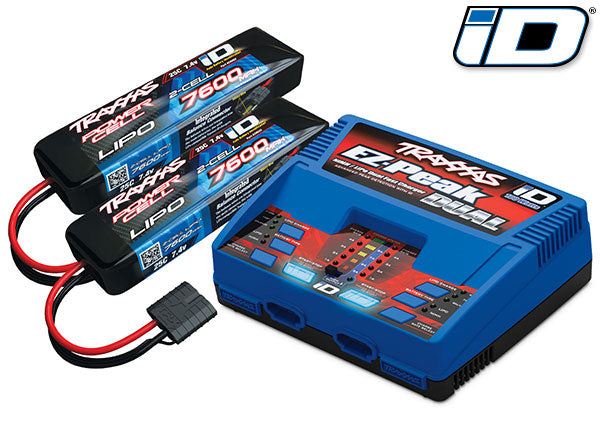 Traxxas Dual 2S Lipo Completer w/ Ez-peak Dual Charger TRA2991