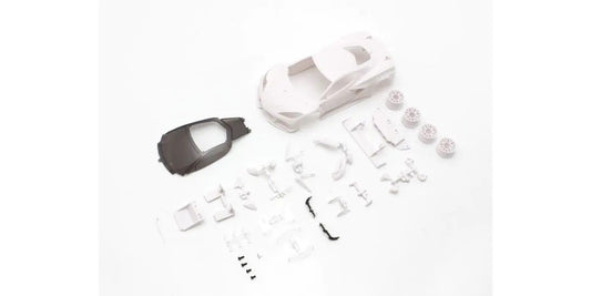 Kyosho Chevrolet Corvette C8.r White Body Set W/rim for Rwd KYOMZN215