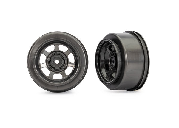 Traxxas Dirt Oval Gray Rear Wheels (2) TRA10472X