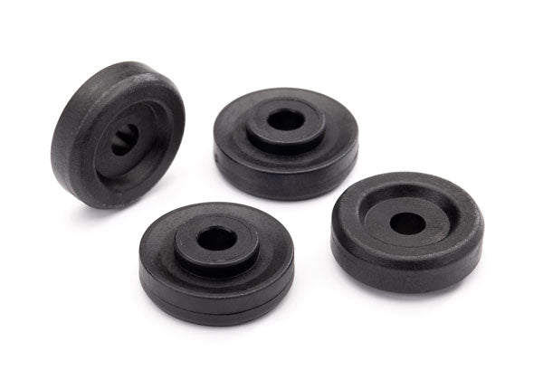 Traxxas Black Wheel Washers (4) TRA8957