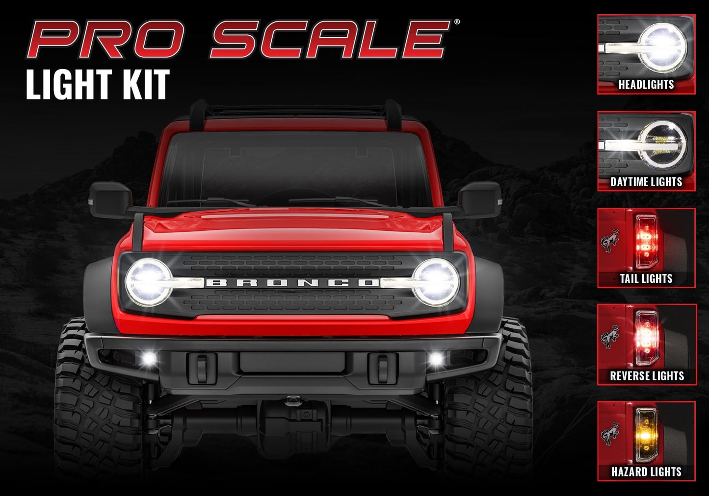 Traxxas TRX-4M Ford Bronco Pro Scale Light Kit TRA9783