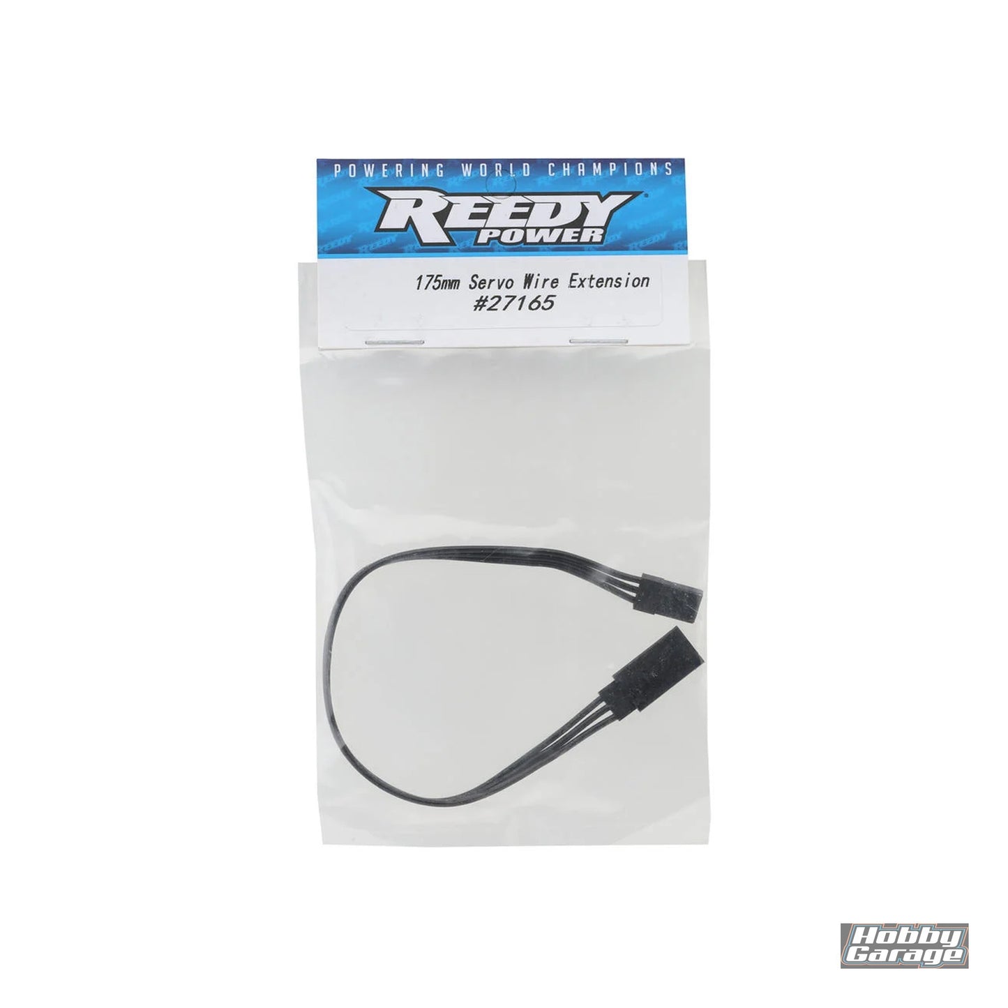 Reedy 175mm Servo Wire Extension Lead (Black) ASC27165