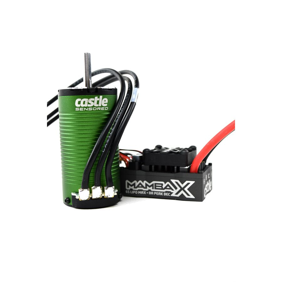 Castle Creations Mamba X SCT Sensored 25.2v Wp ESC & 1415-2400kV 5mm CSE010-0160-01