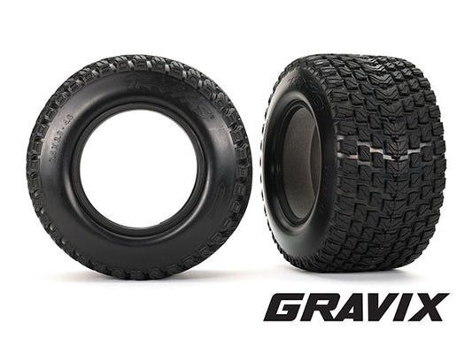 Traxxas Gravix Race Tires w/ Foam Inserts (2) TRA7873