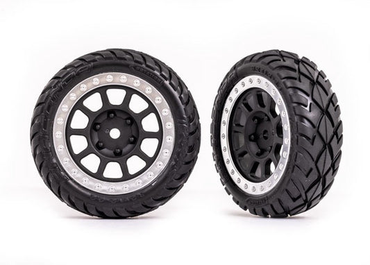 Traxxas Multi-spoke 2.2" Wheels w/ Anaconda Tires (2) TRA2479G
