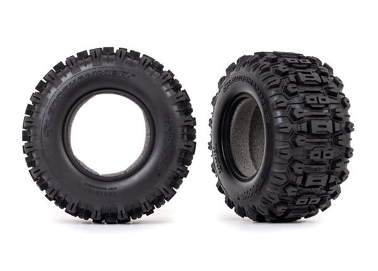 Traxxas Sledgehammer 2.8" Tires w/ Foam Inserts (2) TRA8974