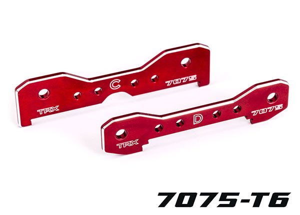 Traxxas Red 7075-T6 Aluminum Sledge Rear Tie Bars TRA9630R