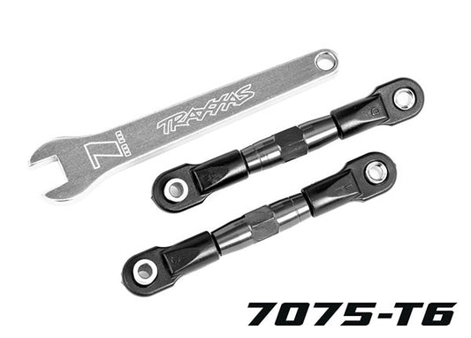 Traxxas Tubes 56mm Gray Aluminum Rear Camber Links (2) TRA2443A