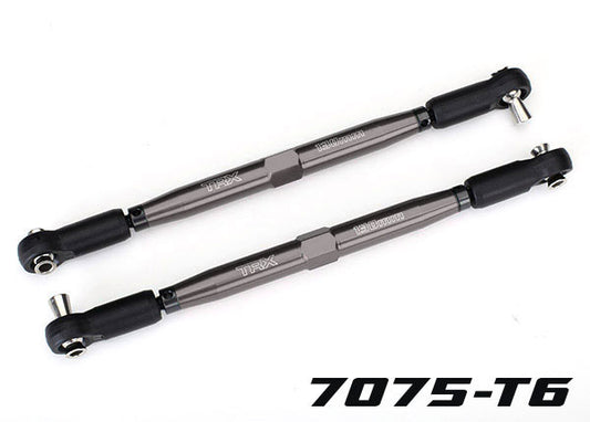 Traxxas Tubes 157mm Gray Aluminum Toe Links (2) TRA7748-GRAY