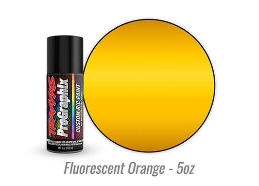 Traxxas Fluorescent Orange Prographix Spray Paint (5oz) TRA5061