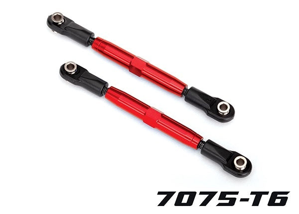 Traxxas Tubes Red Aluminum 73mm Rear Camber Links (2) TRA3644R