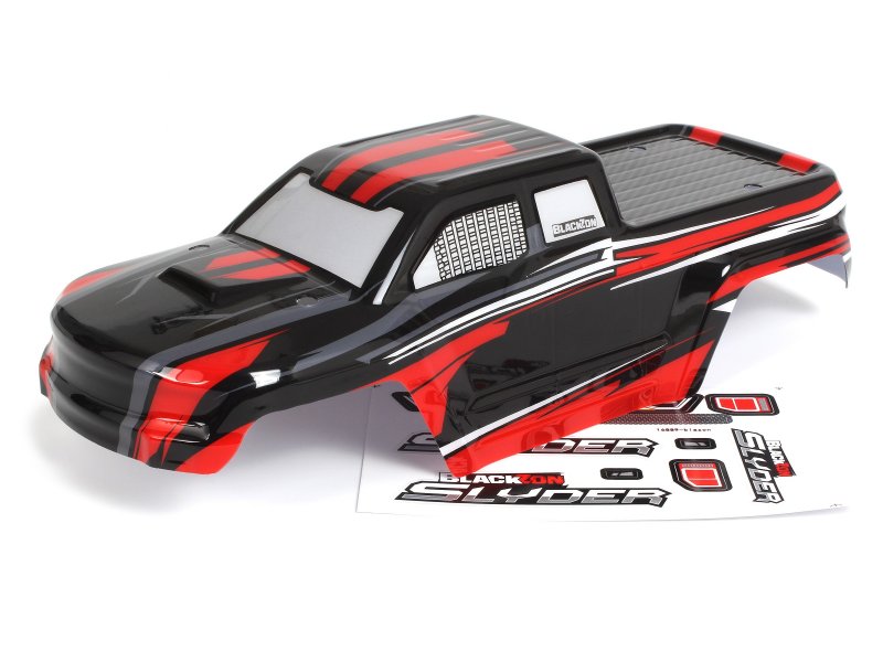 BlackZon Slyder MT Body (Black/red) BZN540190