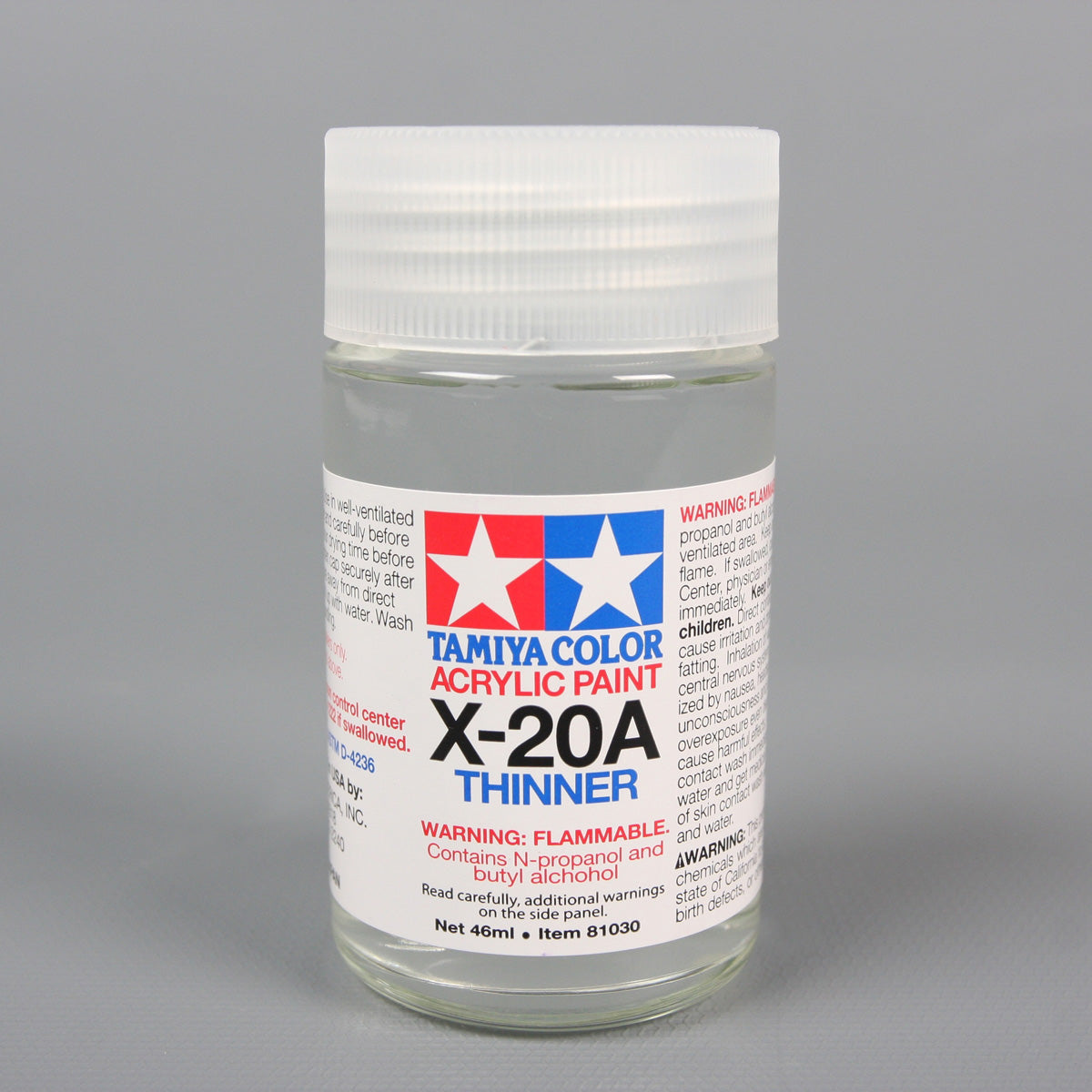 Tamiya X-20A Acrylic/poly Paint Thinner (46ml) TAM81030