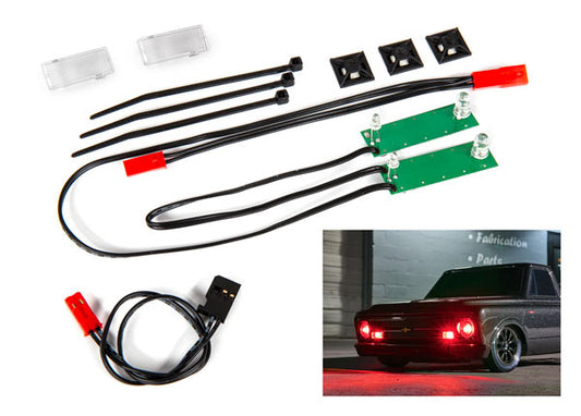 Traxxas Drag Slash Red LED Headlights TRA9496R