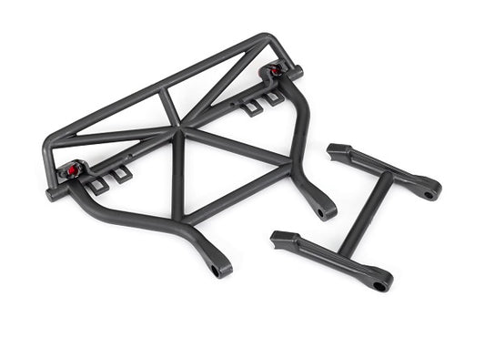 Traxxas Slash 2WD Black Rear LED Bumper w/ Mount TRA5838