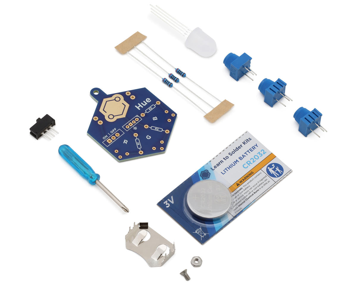 Learn to Solder Kits Hue Soldering Practice Kit Lsk-hue-indv
