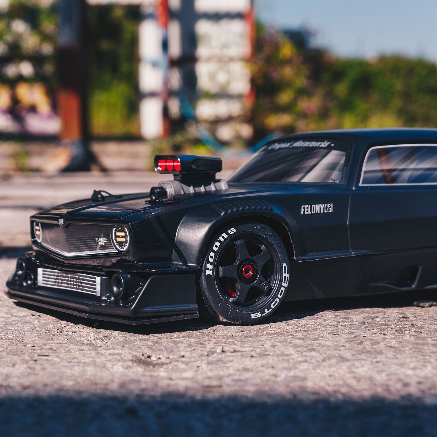ARRMA FELONY 6S BLX Street Bash 1/7 All-Road Muscle Black ARA7617V2T1
