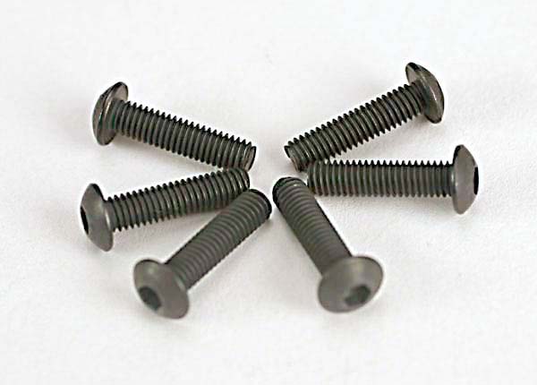 Traxxas Button-head Machine Screws 3x12mm (6) TRA2578