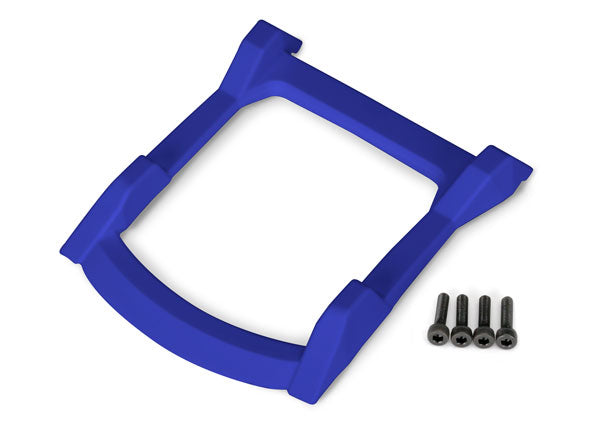 Traxxas Rustler 4x4 Blue Roof Skid Plate w/ Screws TRA6728X