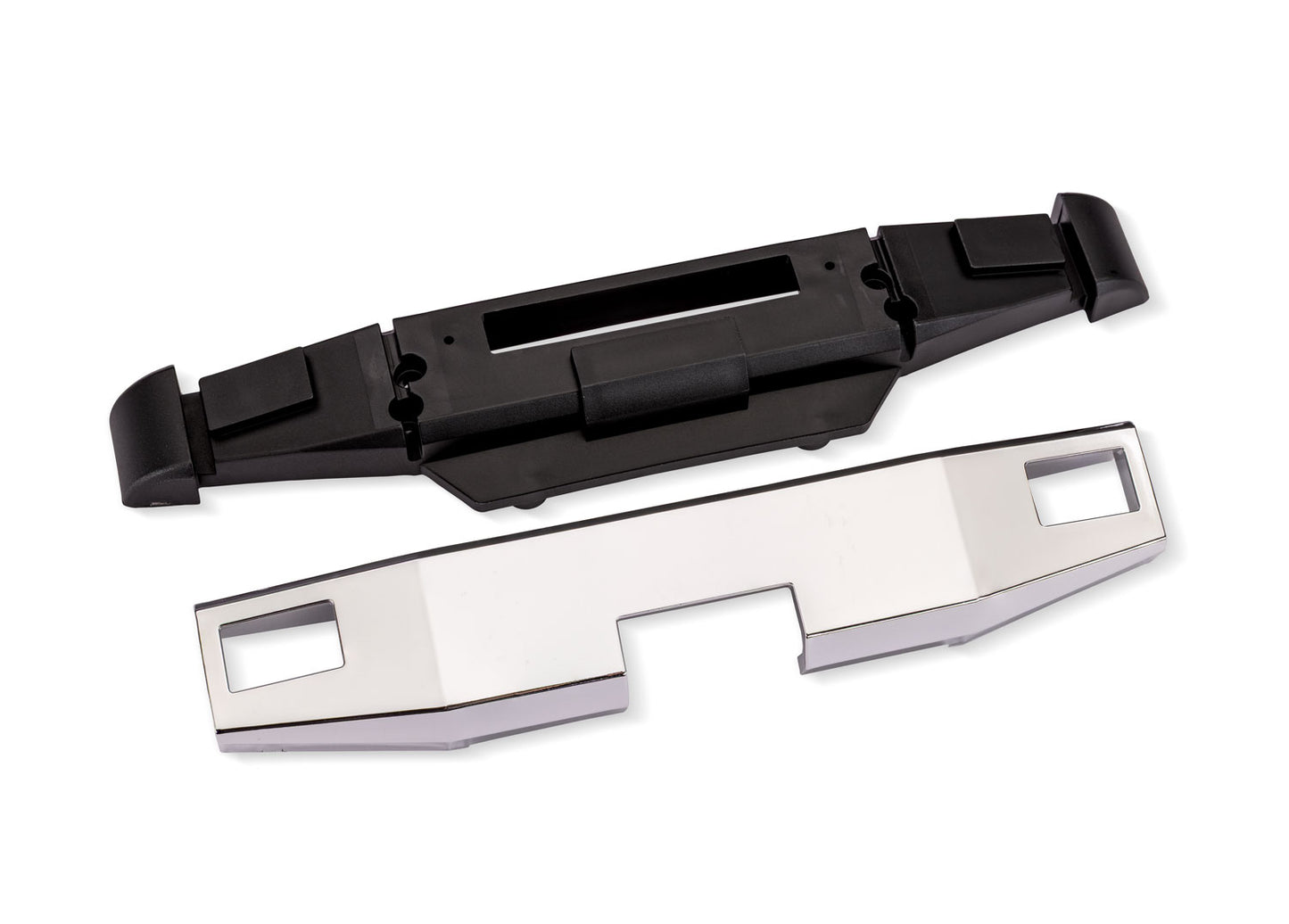 Traxxas X-truck Bigfoot #8 4x4 Chrome Front Bumper w/ Support TRA7686