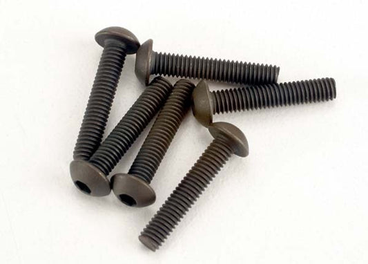 Traxxas Button-head Machine Screws 3x15mm (6) TRA2579