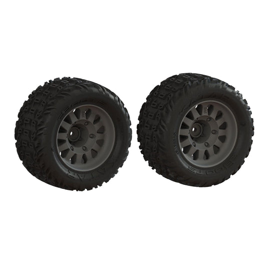 ARRMA Dboots 'katar' Tire Set Glued (1 Pair) ARA-1553