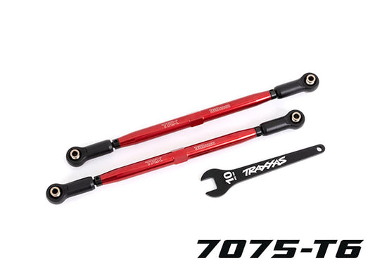 Traxxas Red 188mm Widemaxx Tubes Aluminum Toe Links TRA7897R