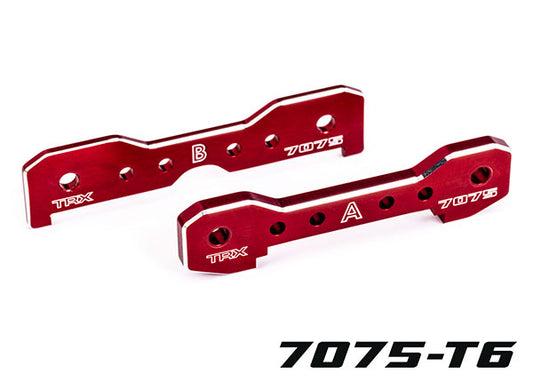 Traxxas Red 7075-T6 Aluminum Sledge Front Tie Bars TRA9629R