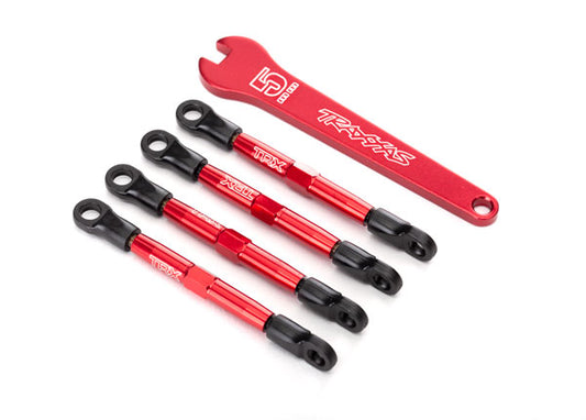 Traxxas Red Aluminum Toe Link Set w/ Hollow Balls (8) TRA7038X