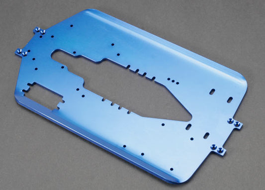 Traxxas 4mm Blue Aluminum Extended T-maxx Chassis TRA5122X