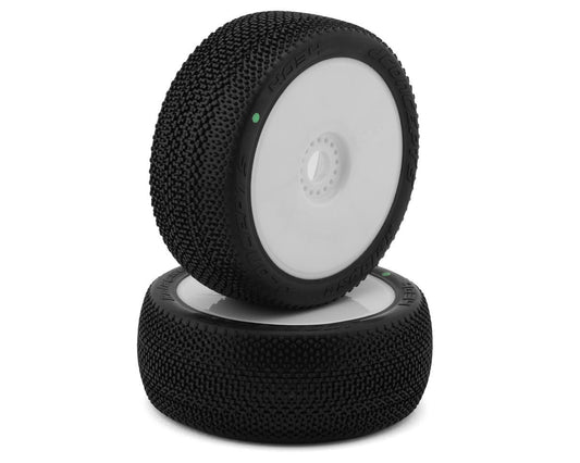 JConcepts Dirt Bite 1/8 Off-road Buggy Pre-mounted Tires (2) (White) JCO407312