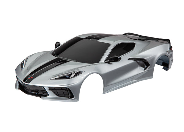 Traxxas 4-tec 3.0 Chevrolet Corvette Stingray Silver Body Kit TRA9311T