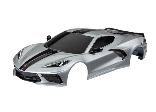 Traxxas 4-tec 3.0 Chevrolet Corvette Stingray Silver Body Kit TRA9311T
