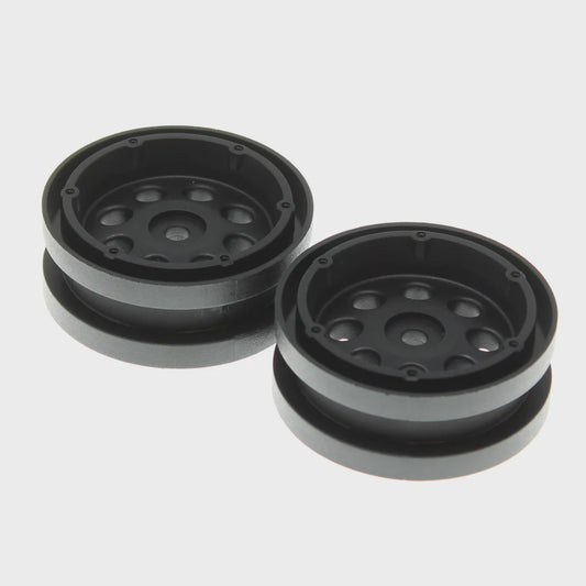 Redcat Racing RER12107 Beadlock Wheels No Rings (Black)(plastic)(2pcs) RER12107