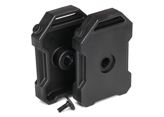 Traxxas Black Replica Fuel Canisters (2) TRA8022T
