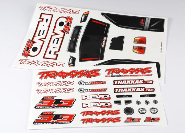 Traxxas Revo 3.3 Decal Sheets TRA5313R