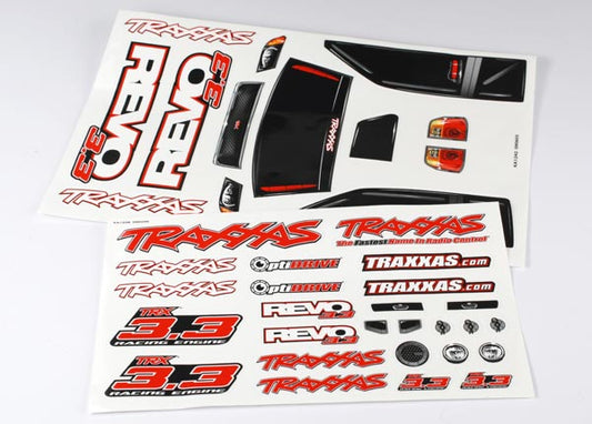 Traxxas Revo 3.3 Decal Sheets TRA5313R