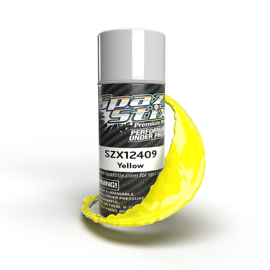 Spaz Stix Solid Yellow Aerosol Paint 3.5oz SZX12409
