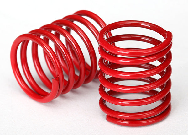 Traxxas Short Red Ultra Shock Springs (2) (3.7-rate) TRA8362