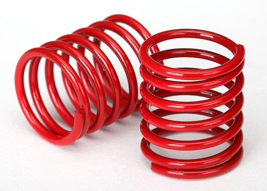 Traxxas Short Red Ultra Shock Springs (2) (3.7-rate) TRA8362