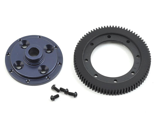 Exotek EB410 48P Machined Spur Gear & Mounting Plate (81T) EXO1798