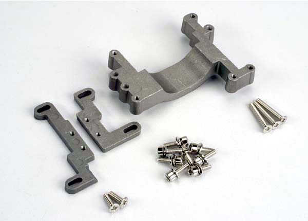 Traxxas 2-piece Aluminum Engine Mount w/ Screws TRA4160