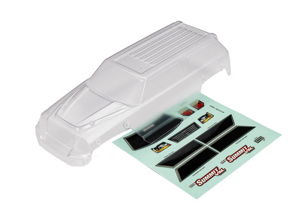 Traxxas 1/16 Summit Clear Body TRA7211