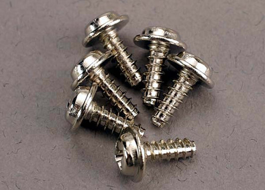 Traxxas Washer-head Self-tapping Screws 3x8mm (6) TRA3290