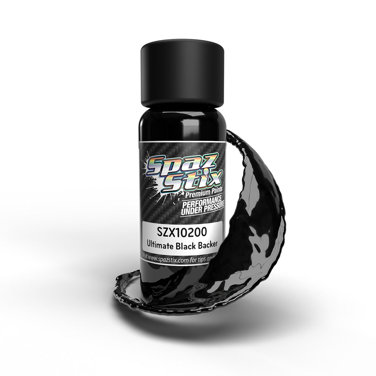 Spaz Stix White Gold Mirror Chrome Airbrush Ready Paint, 2oz Bottle SZX10010